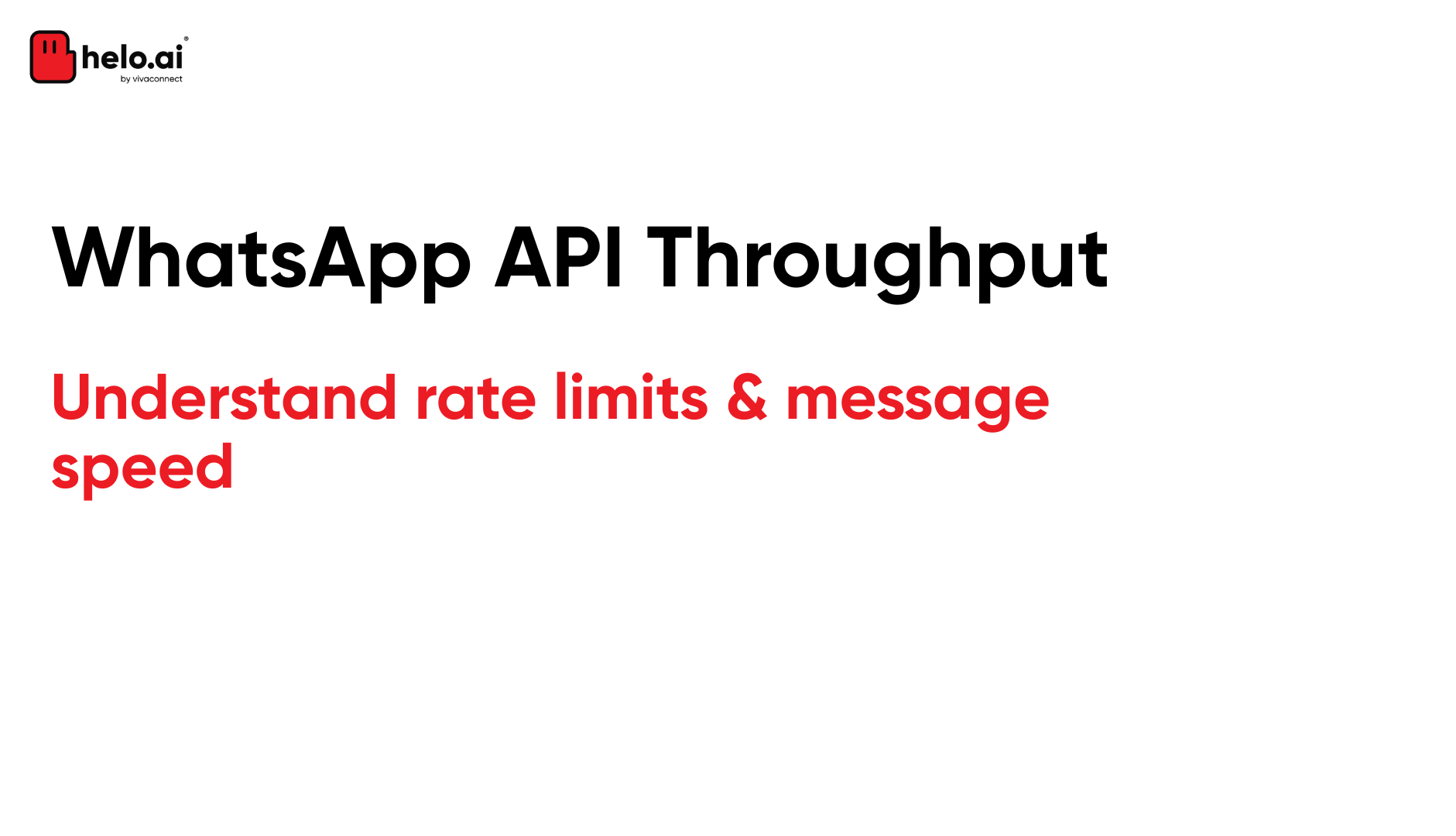 WhatsApp API Rate Limits